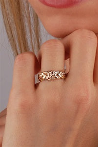 Rose Puzzle Ring ZOOM