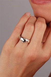 Ladies Paltinum Puzzle Rings