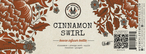 Cinnamon Swirl Booze Infuser Bottle from Mrs. Mekler's Mercantile in Cohasset, Massachusetts