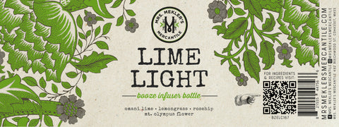 Lime Light Booze Infuser Bottle from Mrs. Mekler's Mercantile