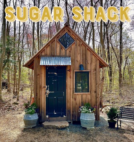 Exterior of the Sugar Shack in Cohasset, Massachusetts - Home of Mrs. Mekler's Mercantile