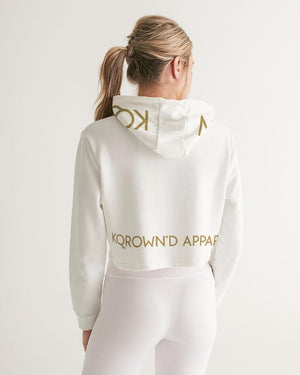 KQROWN'D KQNG - LOCKED UP Edition Women's Cropped Hoodie - KQROWN'D APPAREL