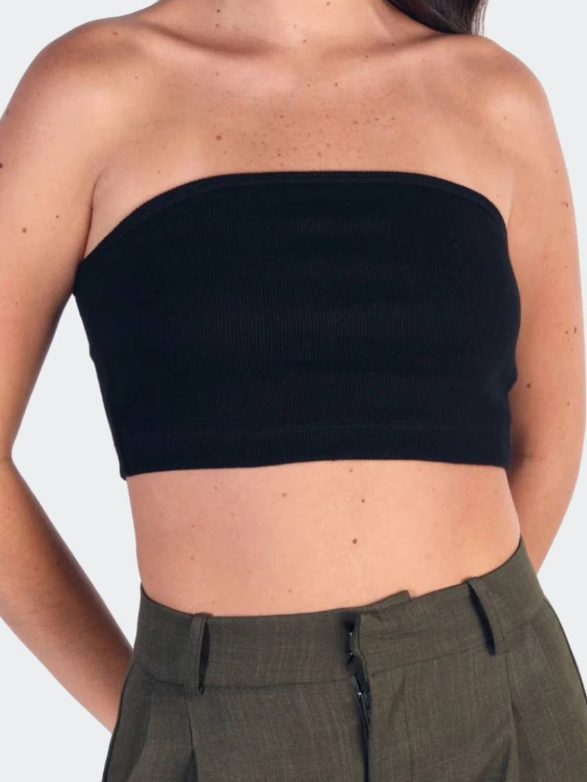 Top para Mujer DVK STRAPLESS STRAPLESS NGR