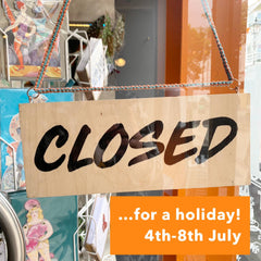 Closed for a holiday!