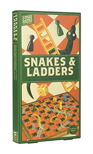 Wooden Snakes and Ladders Game - Classic Children's Board Game - Educa