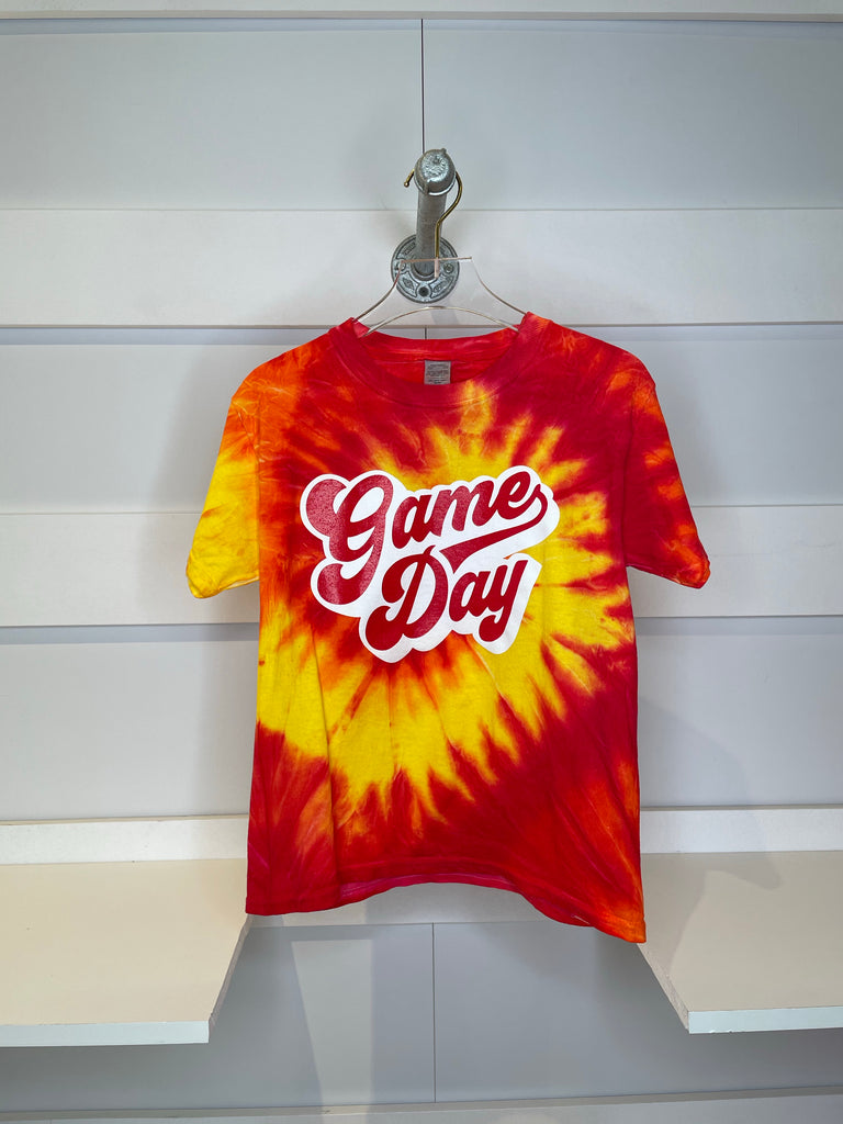 Outerstuff Kids' Kansas City Chiefs Pennant Tie Dye T-shirt