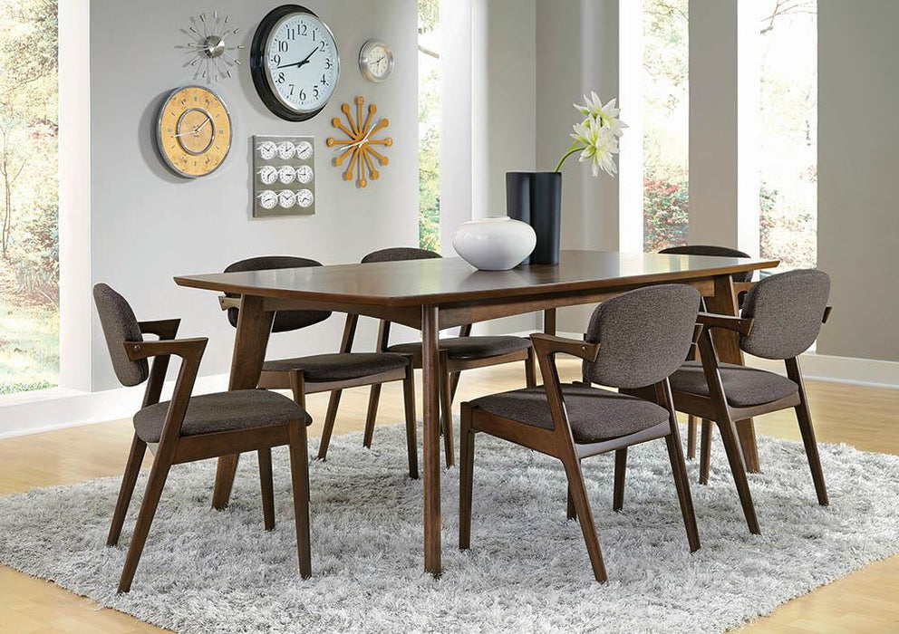 dark walnut dining chairs