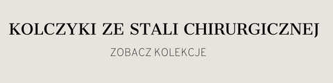 Kolczyki ze stali chirurgicznej