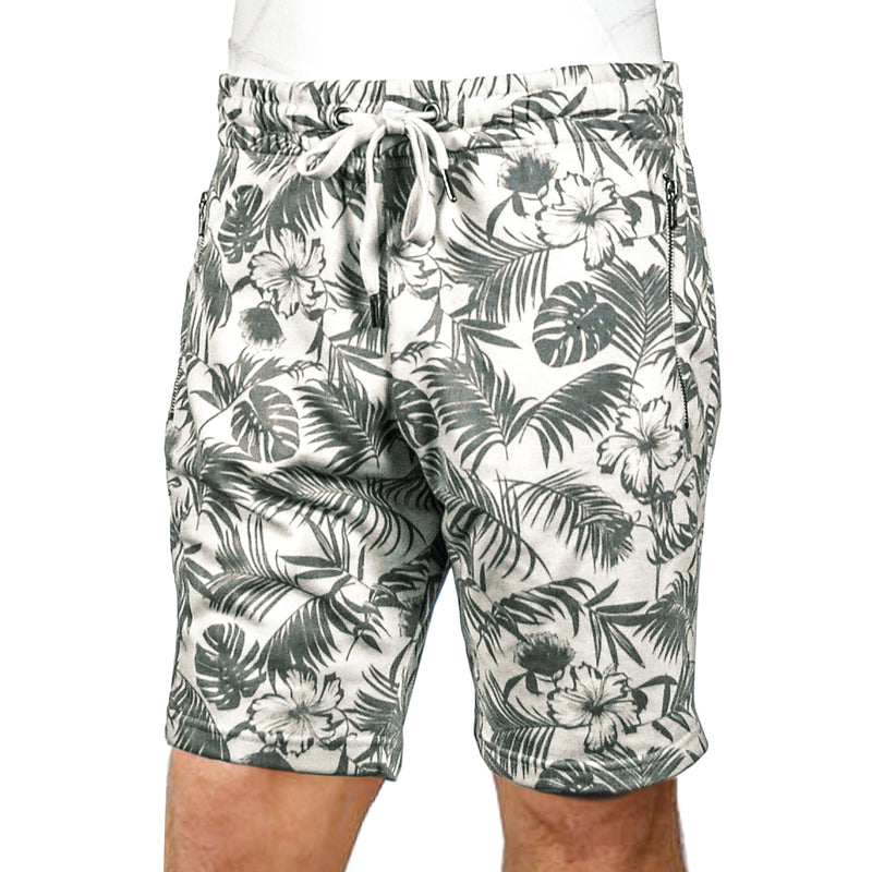Maks | Mens Hawaiian Tropical Board Shorts With Drawstring – MaksActivewear