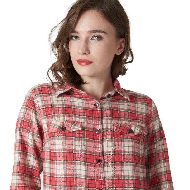 Womens Flannel Cotton Shirt – Maksactivewear