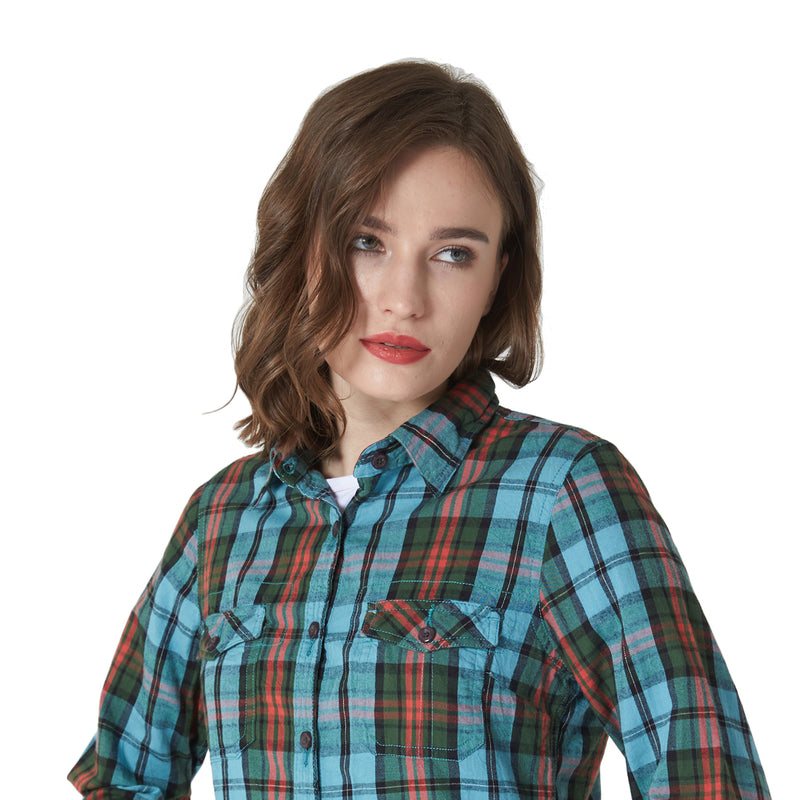 Womens Flannel Cotton Shirt – Maksactivewear