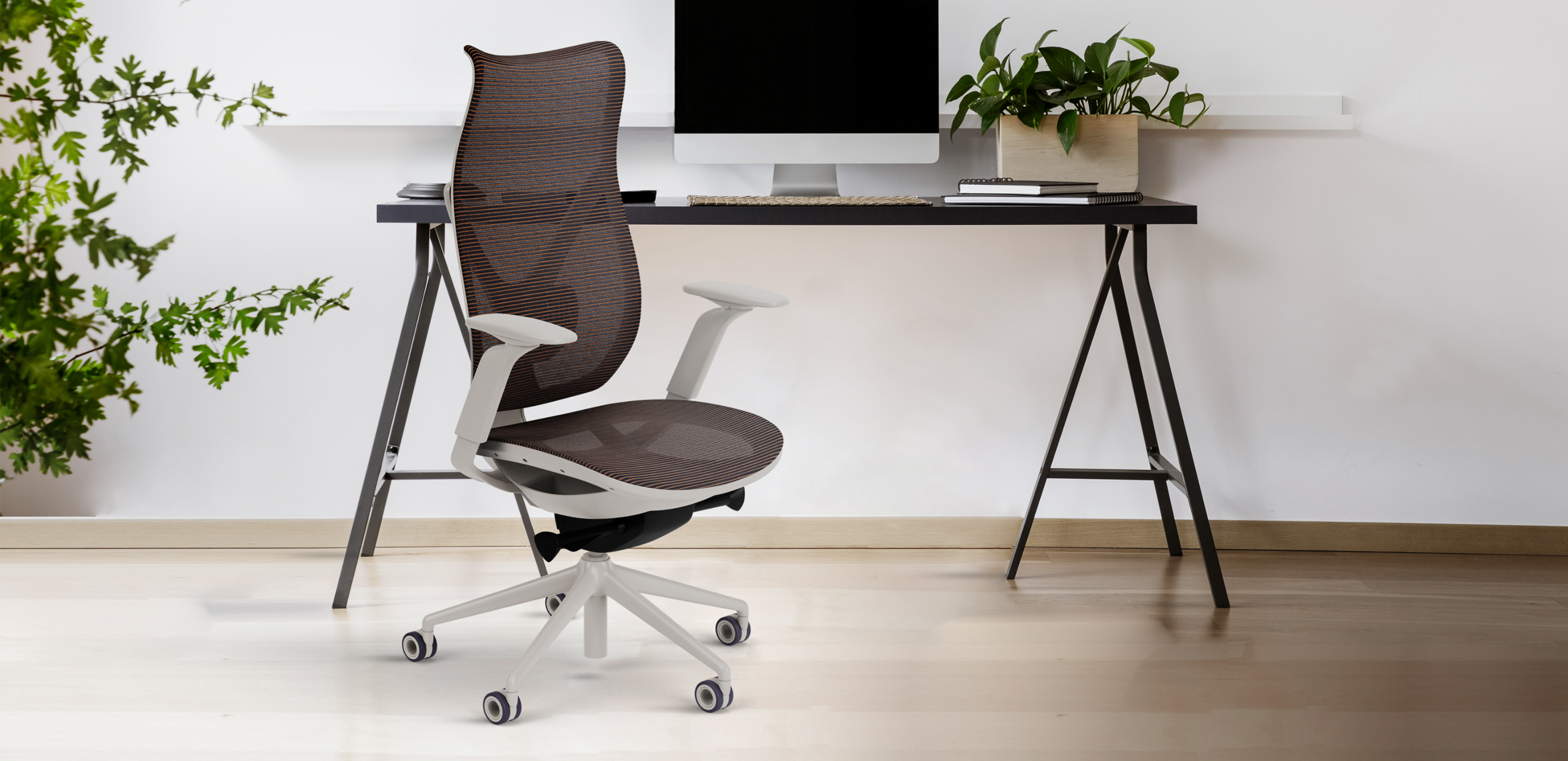 Copper Mesh Antimicrobial Office Chair