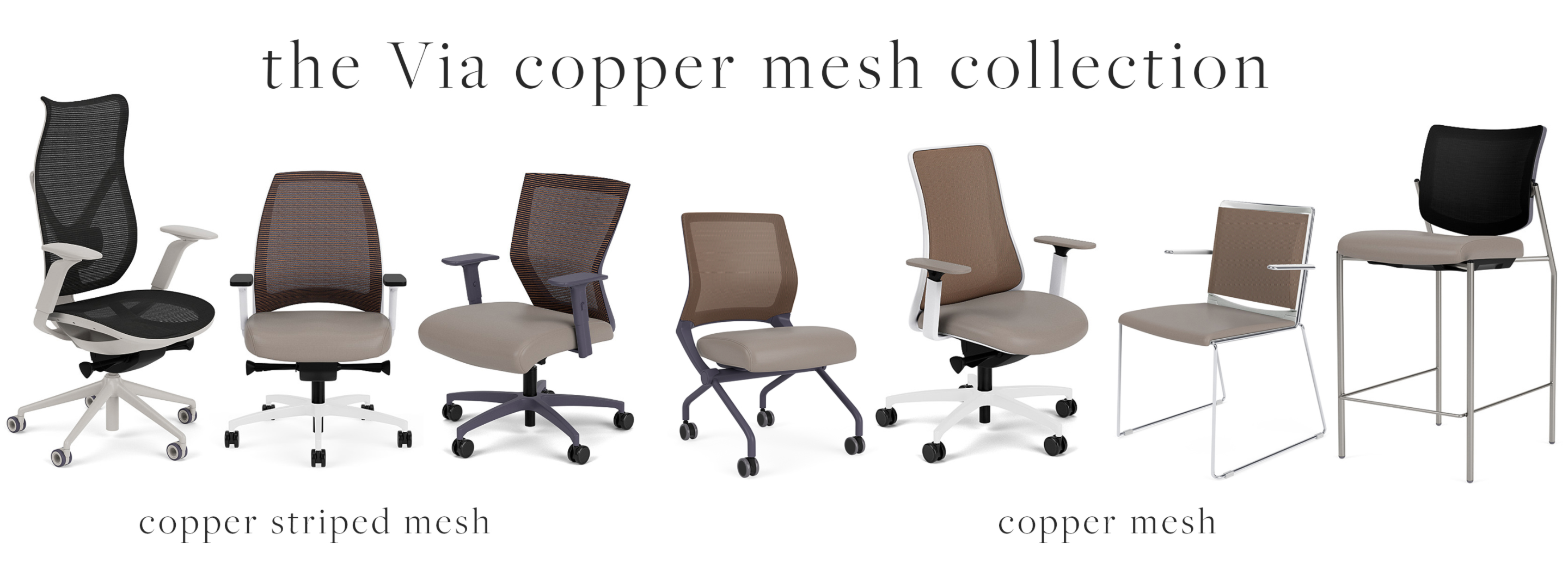 The Copper Mesh Seating Collection