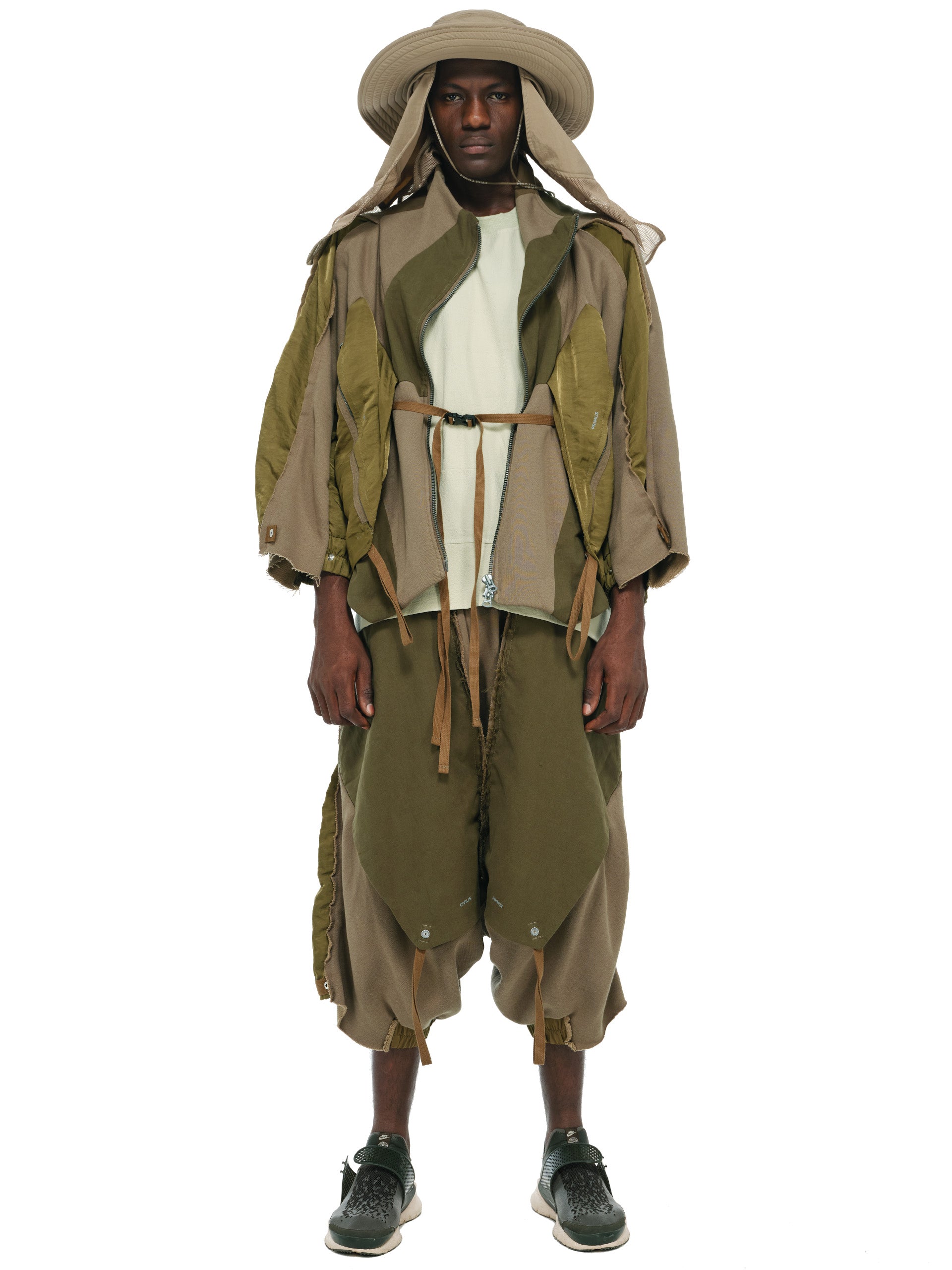 DUNE RAIDERS MULTI LAYERED CROPPED JACKETS/PONCHO