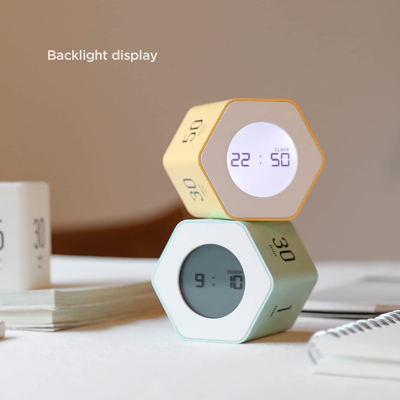 mooas multi hexagon clock timer