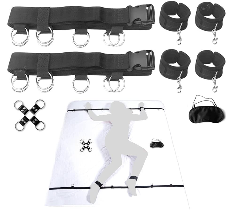 Bed Restraints Sex Handcuffs Games For Sm Play Under Bed Restraint Kit Bondage Spreader For 