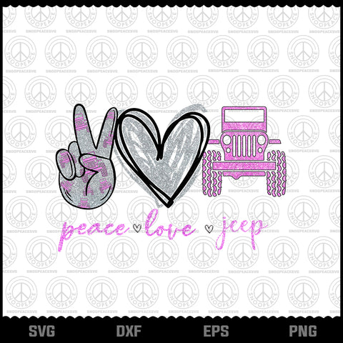 Free Free 144 Peace Love Jeep Svg SVG PNG EPS DXF File