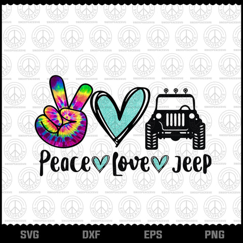 Free Free 156 Peace Love Jeep Svg SVG PNG EPS DXF File