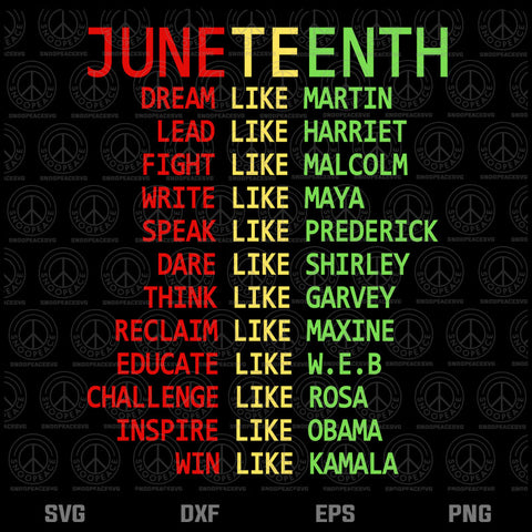 Free Free 189 Juneteenth Dream Like Martin Svg SVG PNG EPS DXF File