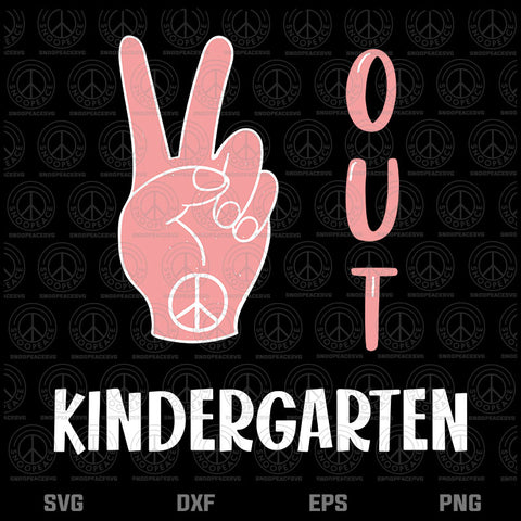Free Free 188 Peace Out Kindergarten Svg SVG PNG EPS DXF File