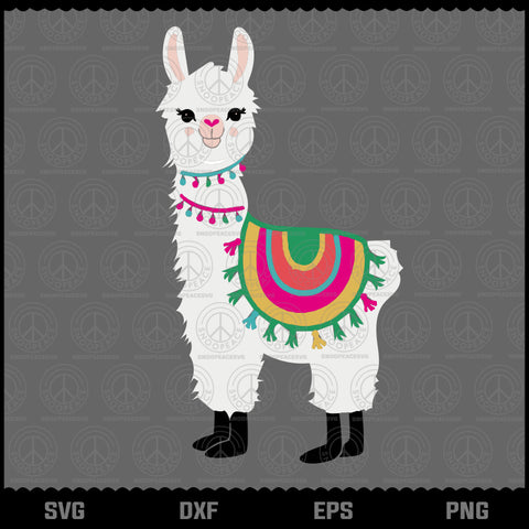 Download Llama Svg Tagged Llama Snoopeacesvg