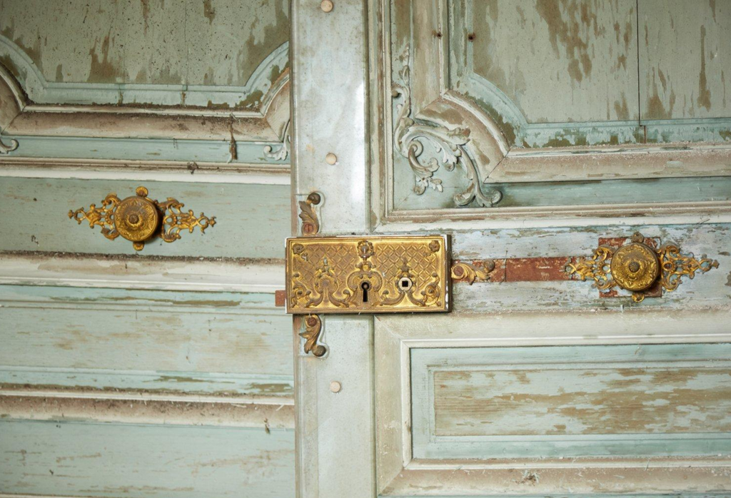 antique french chateau doors