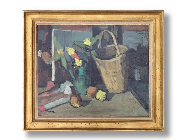 antique french still life painting