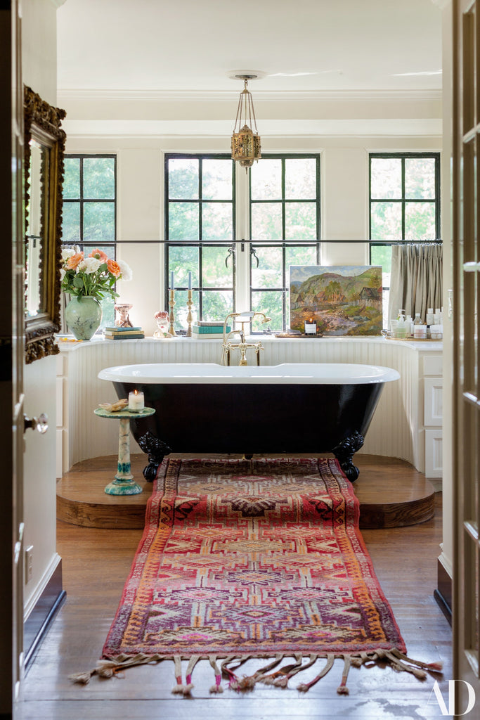 lily aldridge bathroom antiques