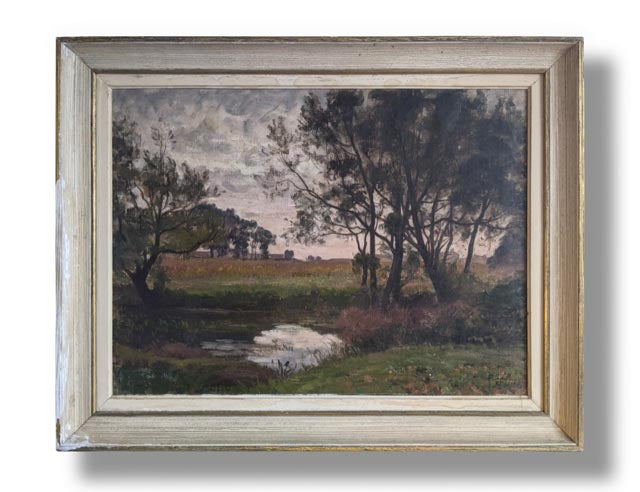 antique french painting oil painting impressionist