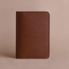 brown leather custom travel wallet