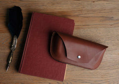 personalized leather glasses case