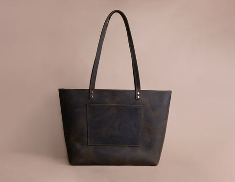 custom leather tote bag for her