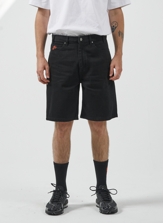 SNT Dark Blue Carpenter Denim Shorts – Sentient Official