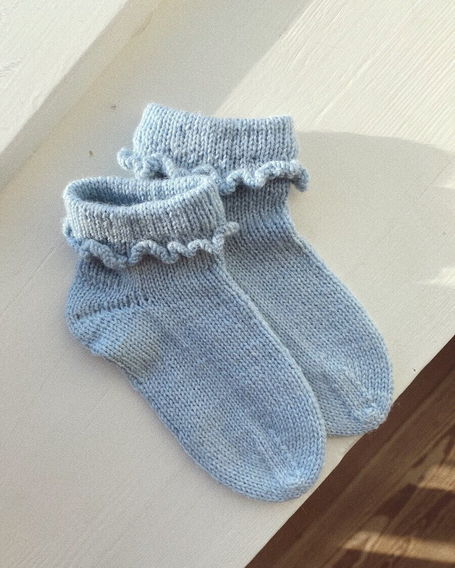 filthy Generelt sagt industrialisere Ruffle socks junior - stök uppskrift – Amma mús