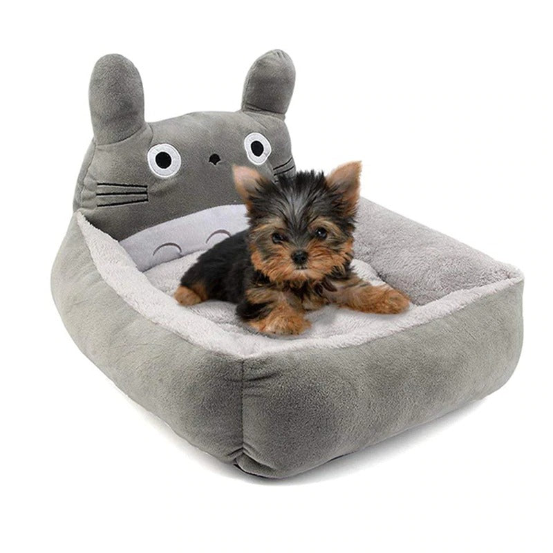 Cartoon Anime Pattern Soft Cute Dog Bed House Cotton Padded Winter Warm Bed  for Dog Cat Kennel Pet Product  Wish