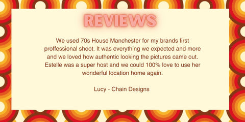 70s house Manchester retro location home hippie crochet the chain designs 70s wallpaper vintage 70s 60s retro 