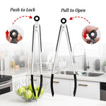 Load image into Gallery viewer, Kitchen Cooking Tongs 3 Packs
