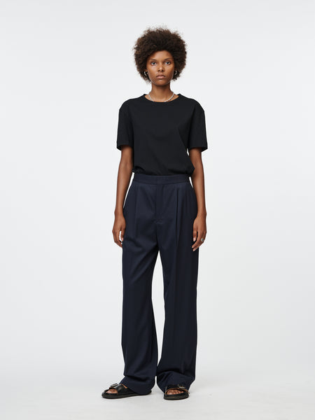 High Waisted Pleat Front Pant in Medium Heather Grey – Maria McManus