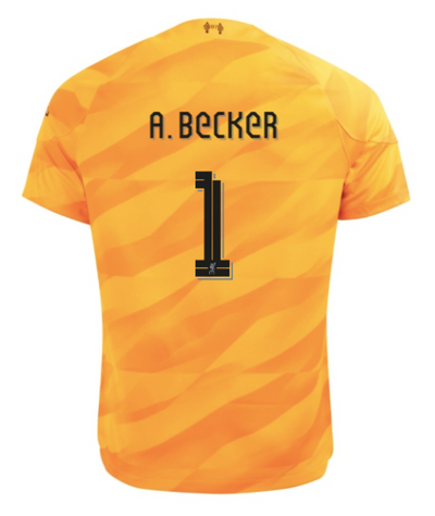 Alisson Becker Liverpool FC Match Shirt, Premier League 2020/21