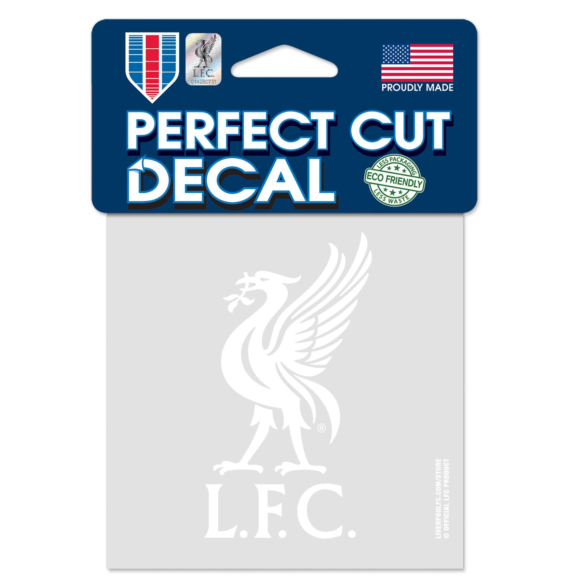 Image of Liverpool FC Liverbird White 4x4 Decal