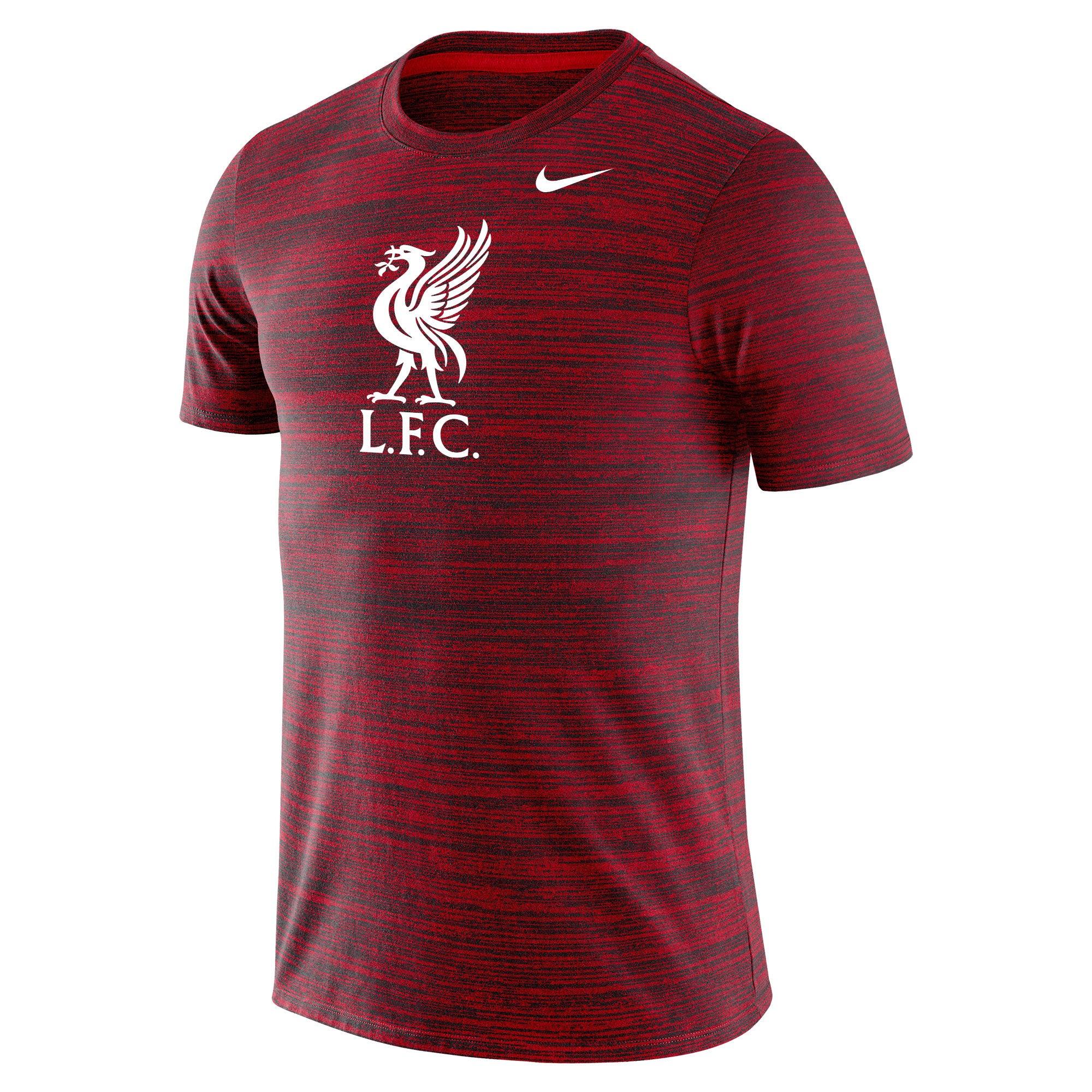 Image of Nike Liverpool FC Men's Velocity Legend Red Short-Sleeve Tee