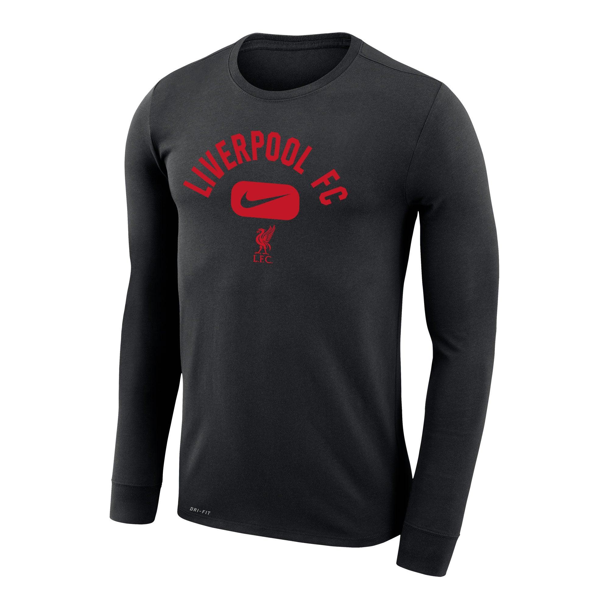 Image of Nike Liverpool FC Men's Legend Black Arch Long-Sleeve Tee