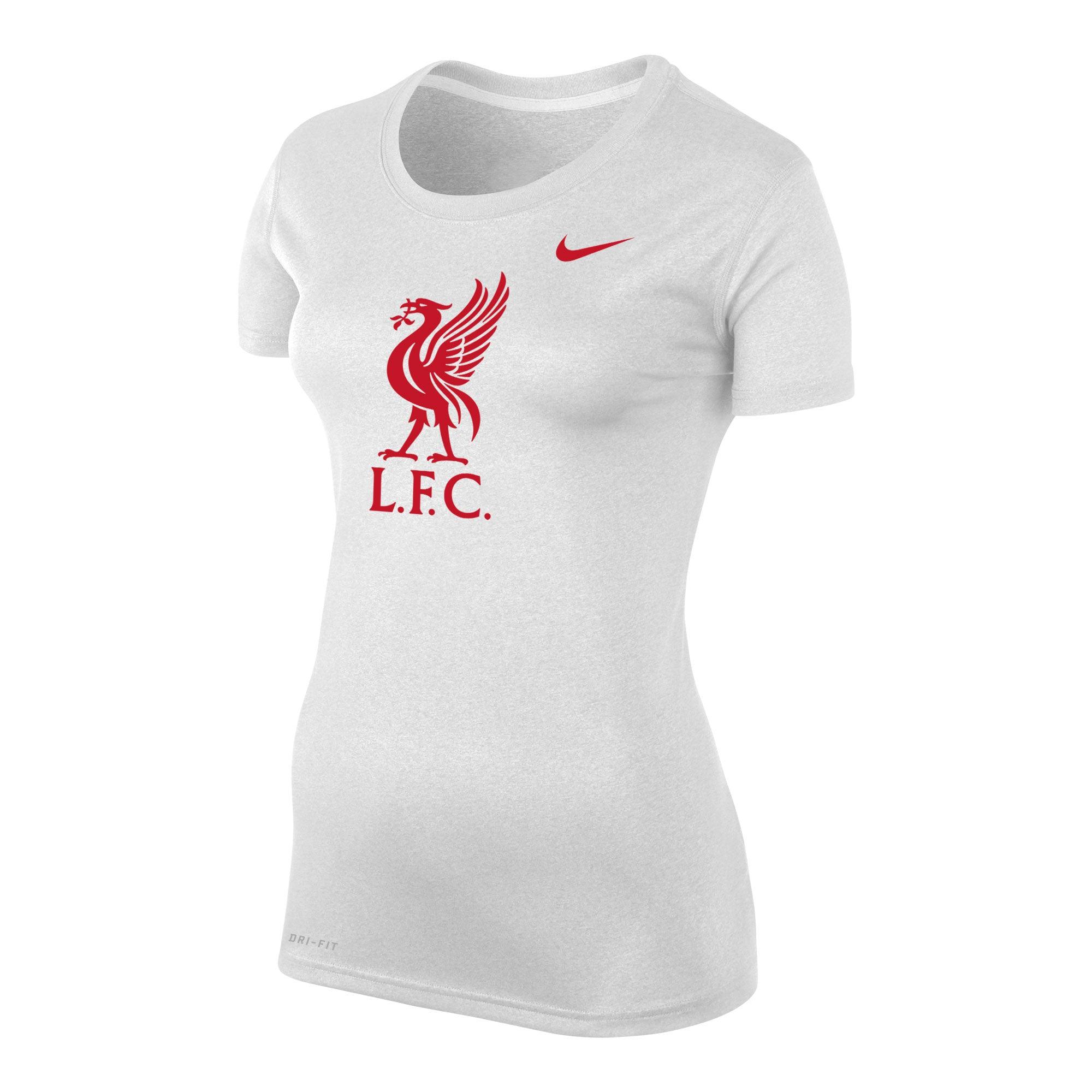 Image of Nike Liverpool FC Women's Legend White Short-Sleeve Tee