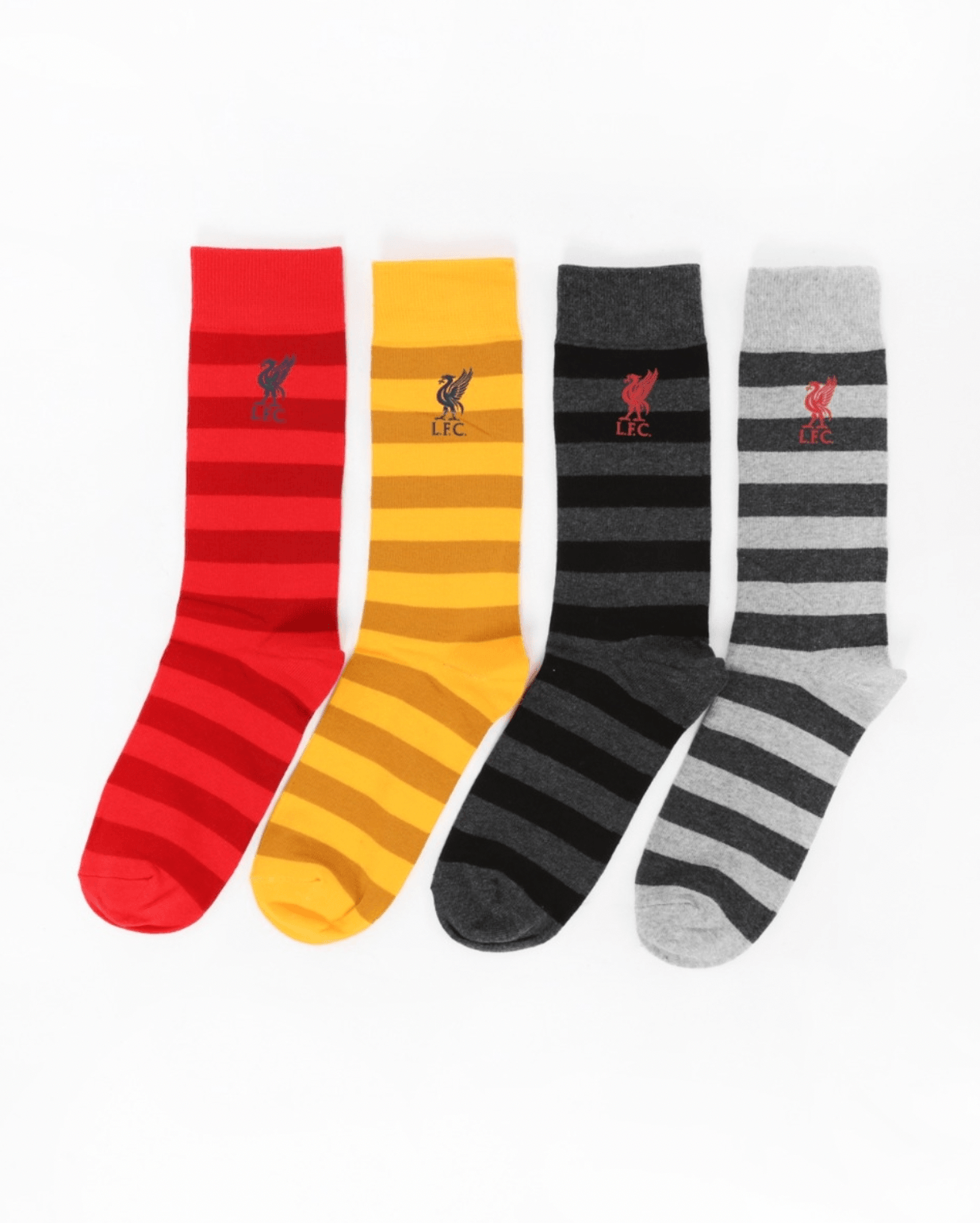 Image of Liverpool FC Mens Boxed 4 Pack Socks