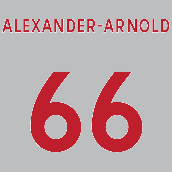 Image of BOLD EPL, ALEXANDER-ARNOLD Nameset, RED