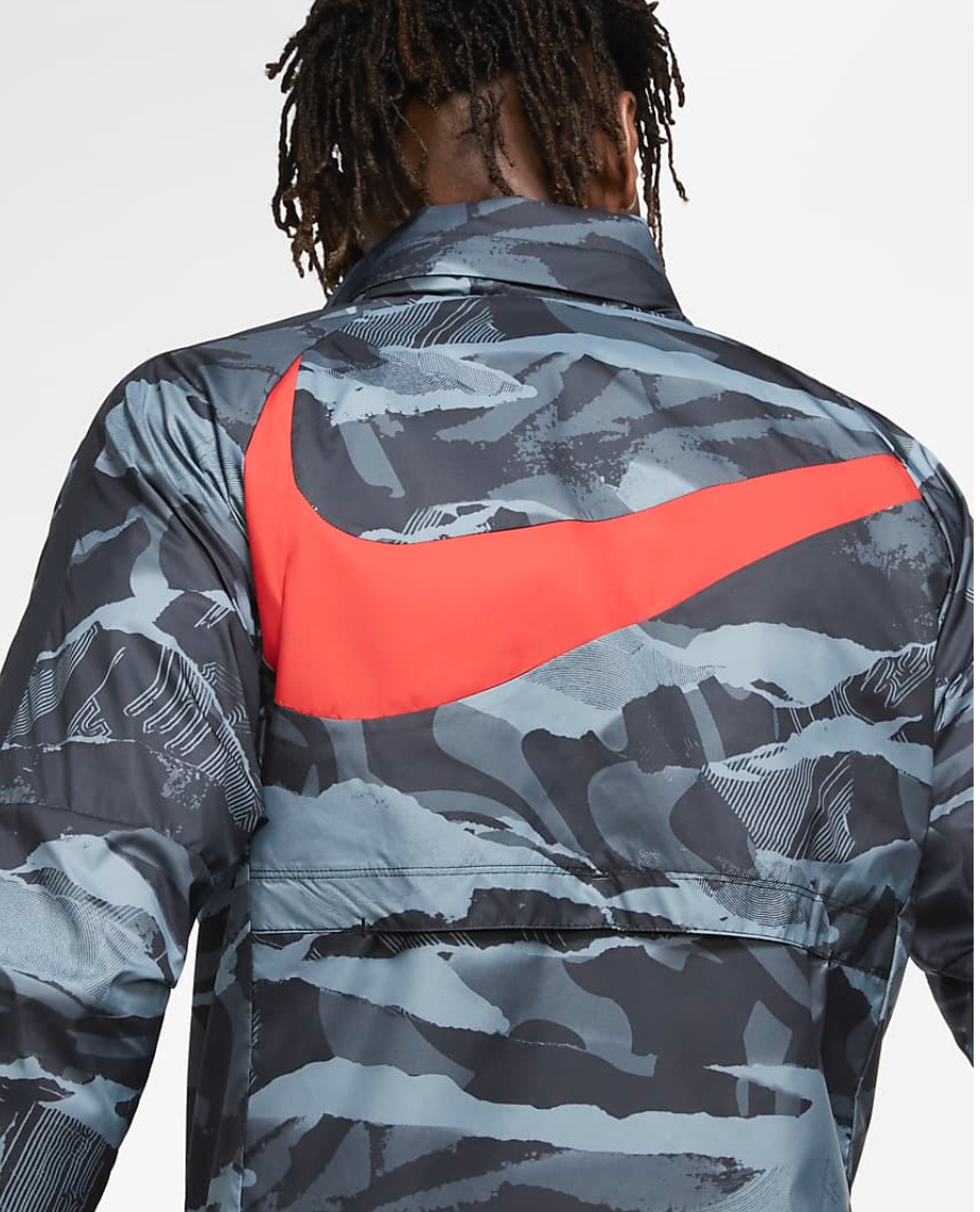 nike red camo jacket