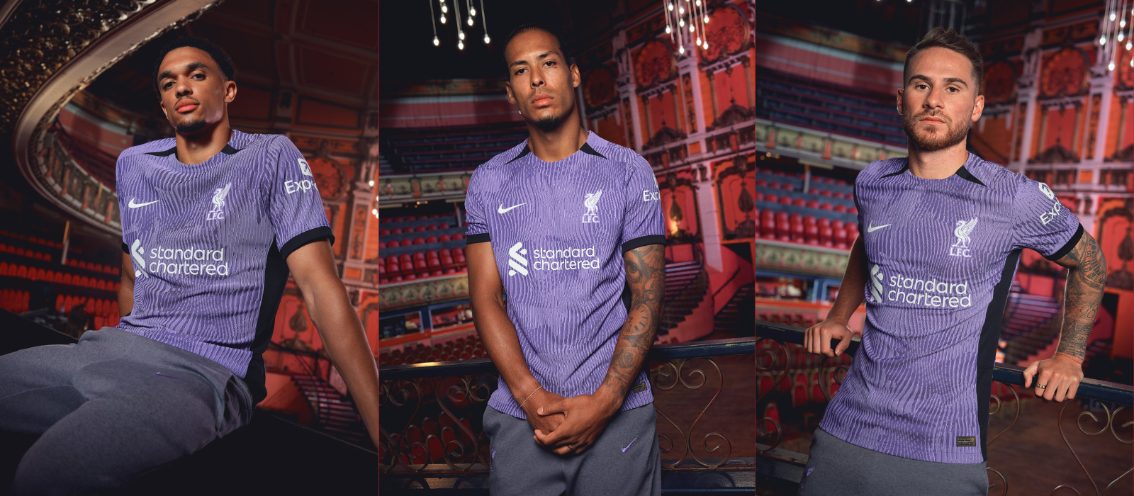 Purple Nike Liverpool FC 2023/24 Third Shirt Junior