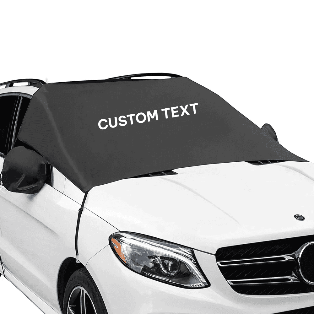 1pcs Car Windscreen Frost Cover Snow Shield Half-livery Car Cover -  Universal