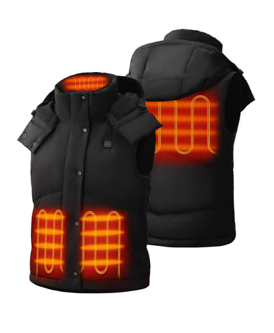 Men's Heated Vest with 90% Down