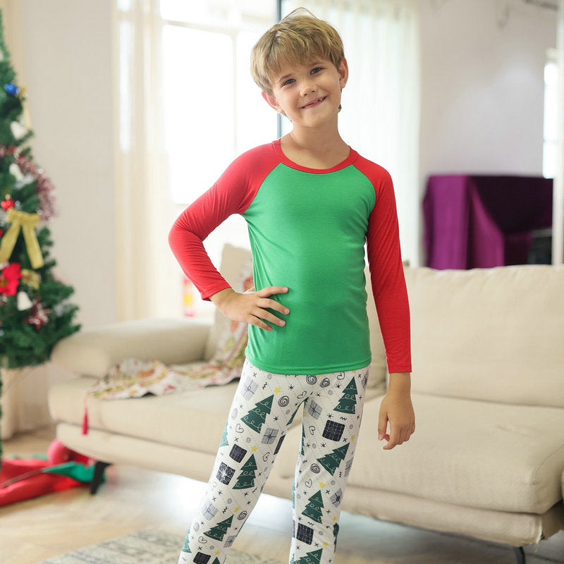 Christmas Family Matching Pajamas Parent-child Sleepwear Outfits